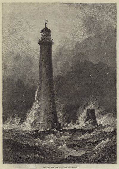 Der vorgeschlagene neue Eddystone-Leuchtturm von Samuel Read